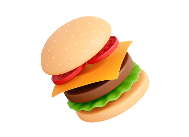 Burger  3D Icon