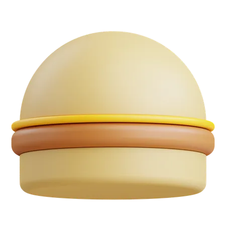 3 D Burger Icon Illustration With Transparent Background 3D Icon