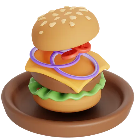 Preparing And Assembling Food 3D Icon