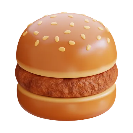 Burger de boeuf  3D Icon