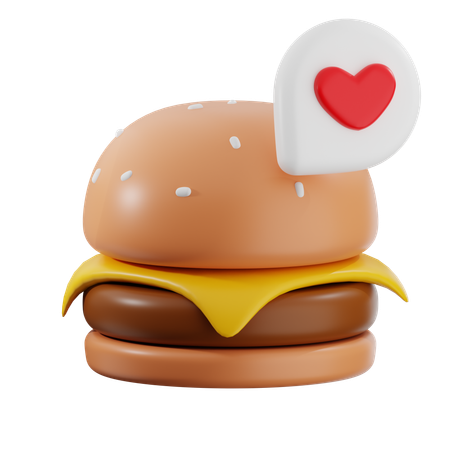 Burger Favorite  3D Icon