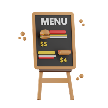 Burger Menu  3D Icon