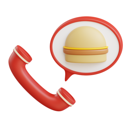 Burger Order Food  3D Icon