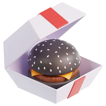 Burger Package  3D Icon