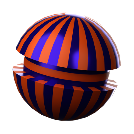 Burger Shape  3D Icon