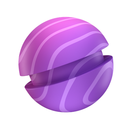 Burger Shape  3D Icon