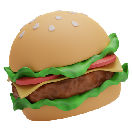 Burgers 3D Icon