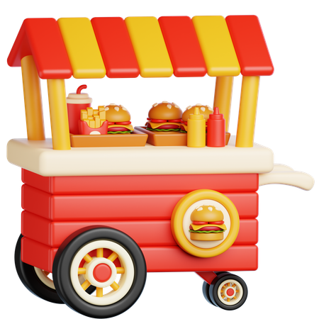 Burgerstand  3D Icon