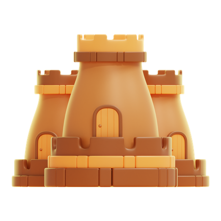 Burgruine  3D Icon