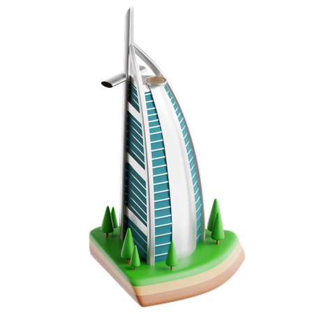 Burj Al Arab  3D Icon