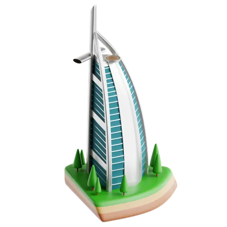 Burj Al Arab  3D Icon