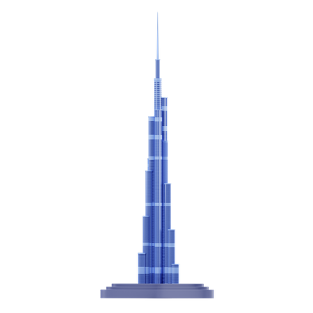 Burj khalifah  3D Icon