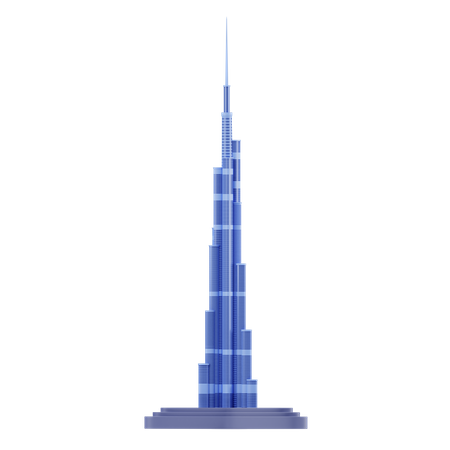 Burj khalifah 3D Illustration