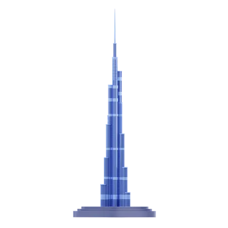Burj khalifah  3D Illustration