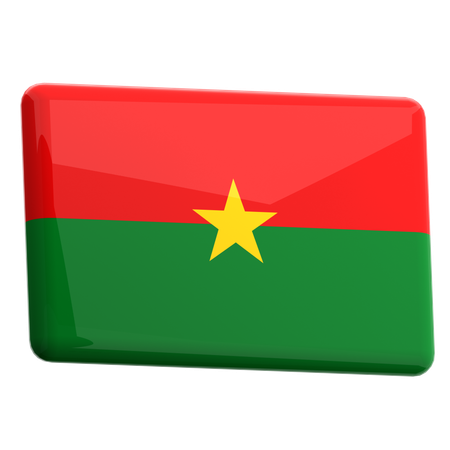 Burkina Faso  3D Icon