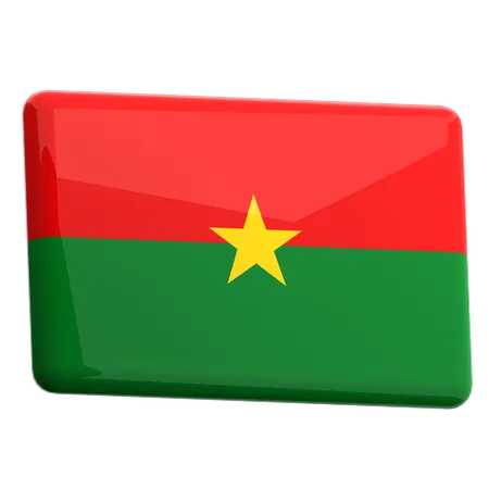 Burkina Faso  3D Icon