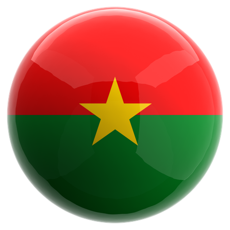 Burkina Faso  3D Icon