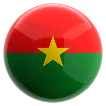 Burkina Faso  3D Icon