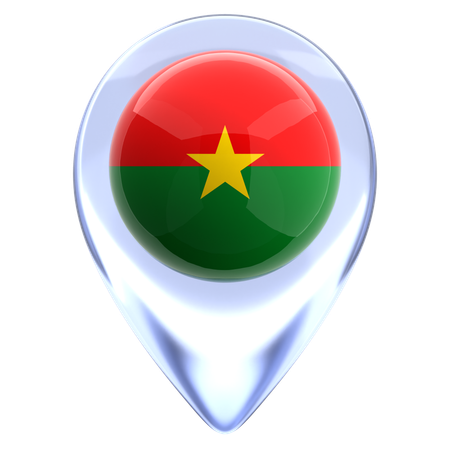 Burkina Faso  3D Icon