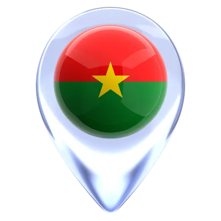 Burkina Faso  3D Icon