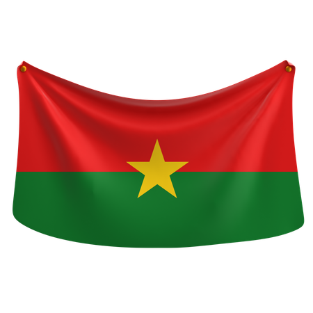 Burkina Faso  3D Icon