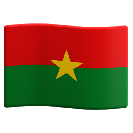 Burkina Faso  3D Icon