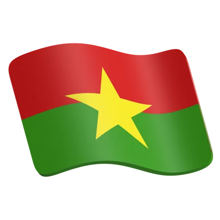 Burkina Faso  3D Icon