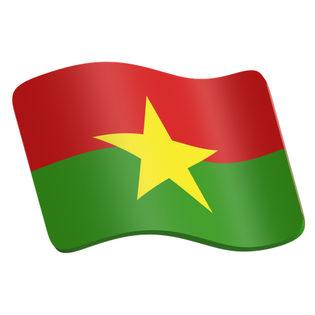 Burkina Faso  3D Icon