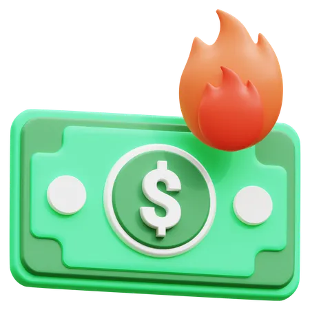 Burn  3D Icon