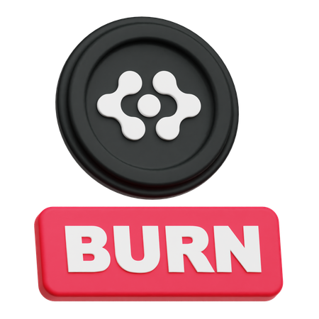Burn Artificial Super Intelligence Alliance Token  3D Icon