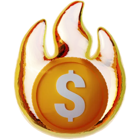 Burn Rate  3D Icon
