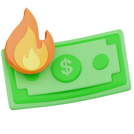 Burn Rate  3D Icon