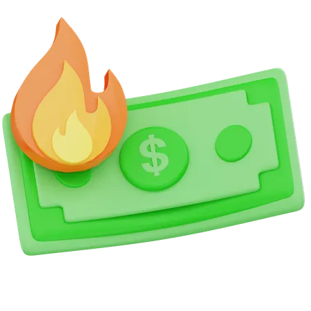 Burn Rate  3D Icon