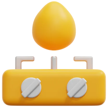 Burner  3D Icon