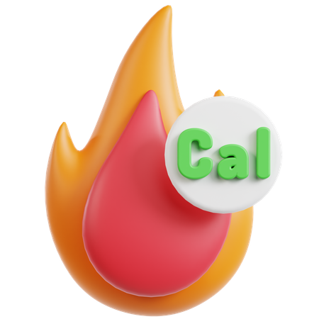 Burning Calories  3D Icon