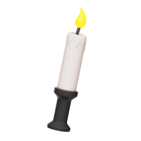 Burning Candle  3D Icon