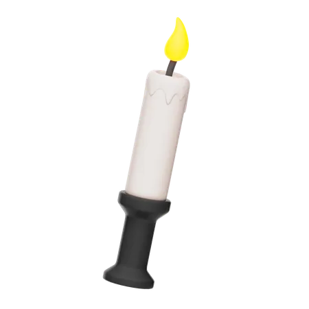 Burning Candle  3D Icon