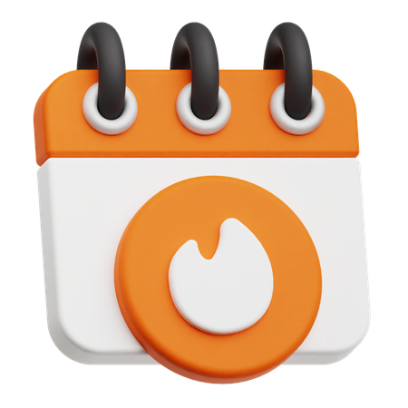 Burning Day  3D Icon