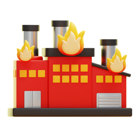 BURNING FACTORY  3D Icon