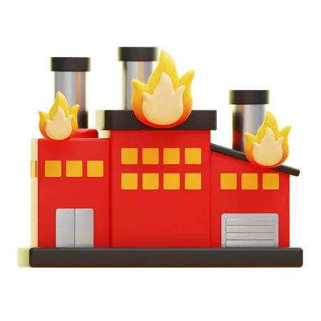 BURNING FACTORY  3D Icon