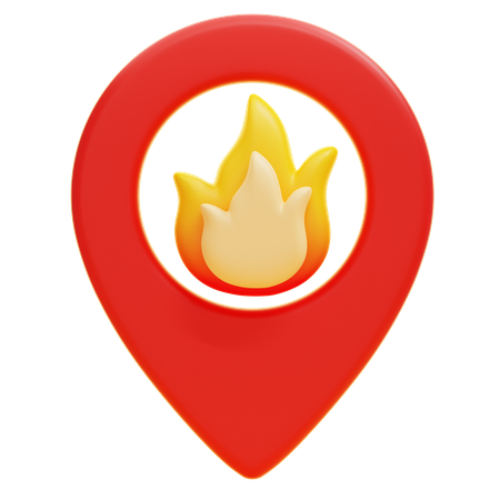 BURNING LOCATION  3D Icon