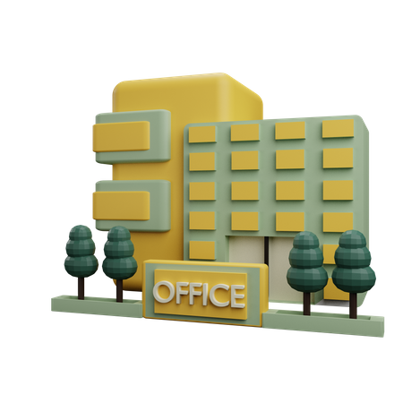 Bürogebäude  3D Icon