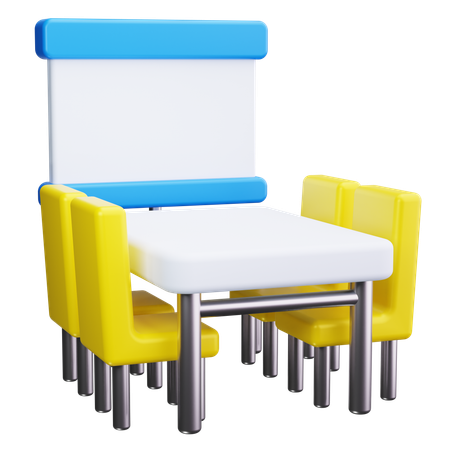 Bürobesprechung  3D Icon