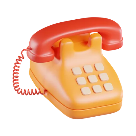 Bürotelefon  3D Icon