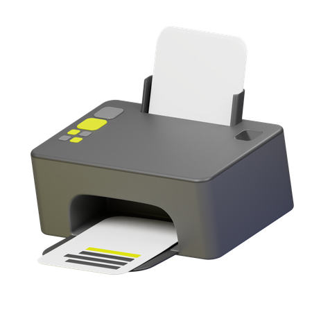 Bürodrucker  3D Icon