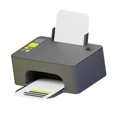 Bürodrucker  3D Icon