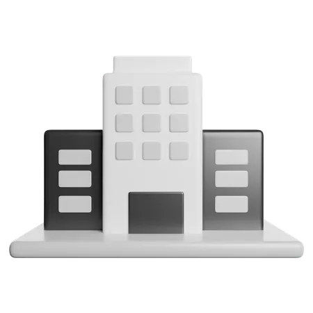 Bürogebäude  3D Icon