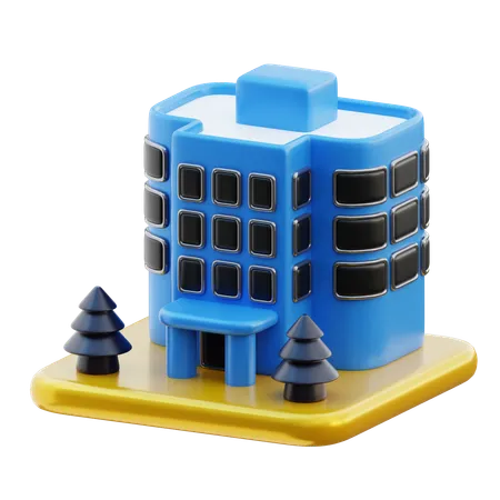 Bürogebäude  3D Icon