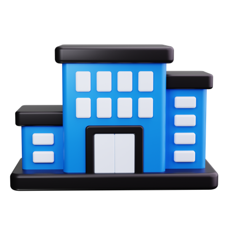 Bürogebäude  3D Icon