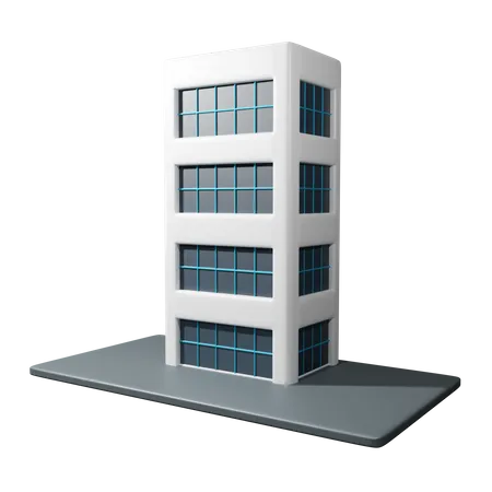 Bürogebäude  3D Icon